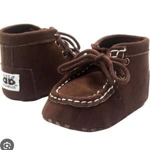 Romirus High Top Crib Baby Shoes Brown Size 2